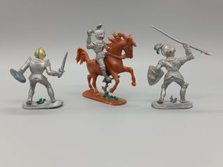 Soldatini cavalieri medievali W. Germany 1/32