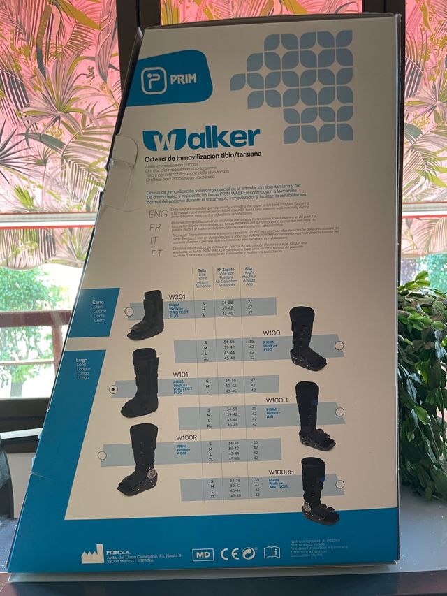 ferula de inmobilizacion tibia y pie