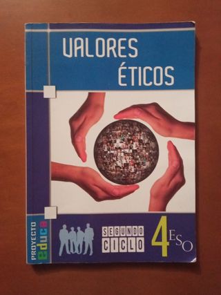 Valores Éticos 4 Eso   ISBN 9788460866633
