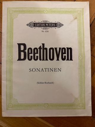 Libro Piano Beethoven