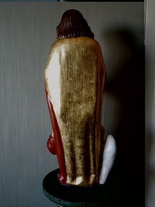 TALLA MADERA SAN JUAN EVANGELISTA. Imagen de santo