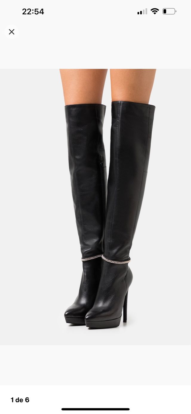 botas mosqueteras piel