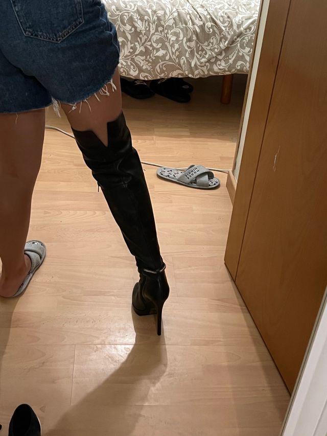 botas mosqueteras piel