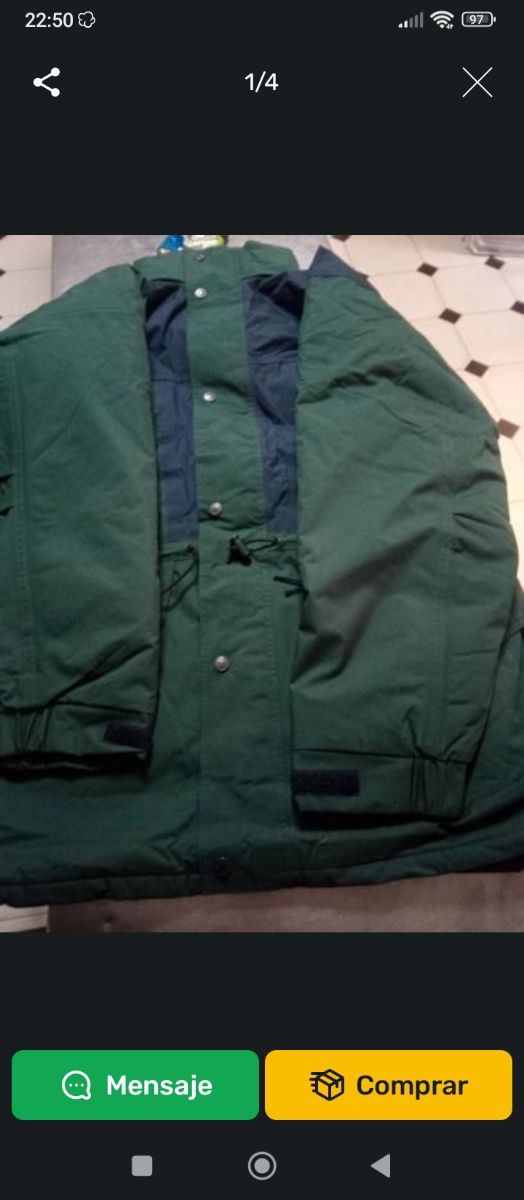 Parka 3/4 de abrigo marca Juba