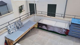 Sombrilla Grande y pie conjunto entero