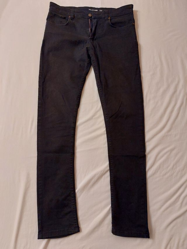 Pantalones skinny fit negros