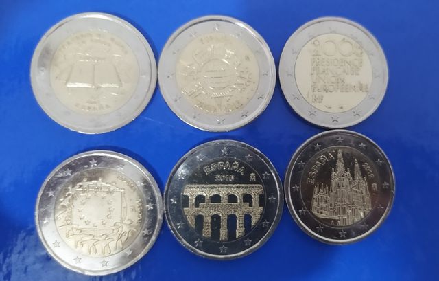 Monete commemorative da 2€.