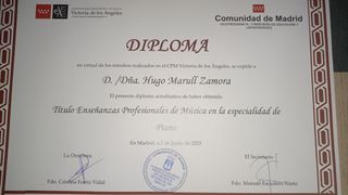 Profesor particular de música y piano