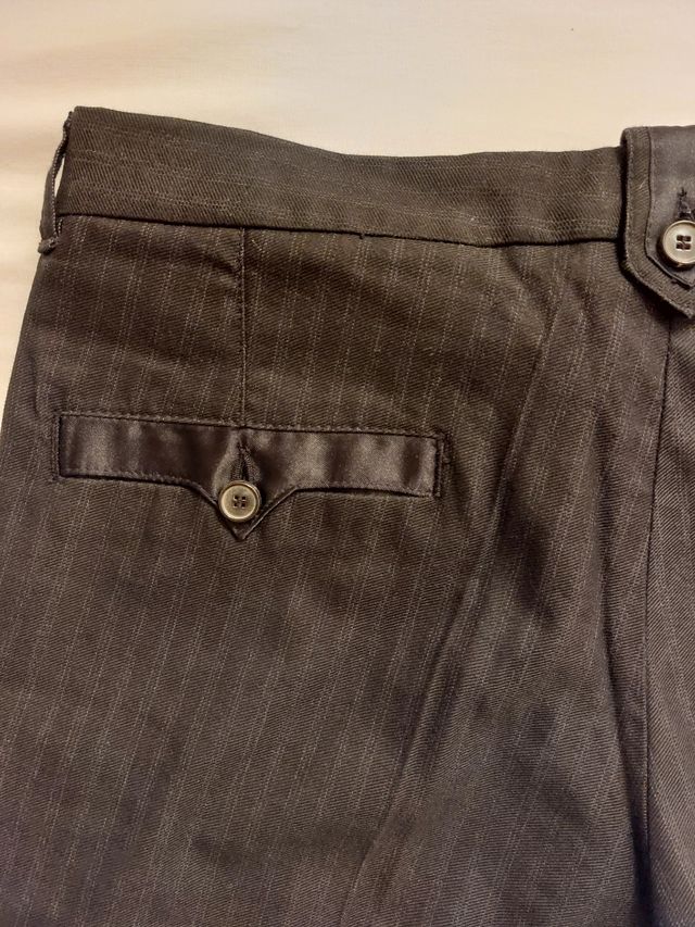 Pantalones de pinza negros