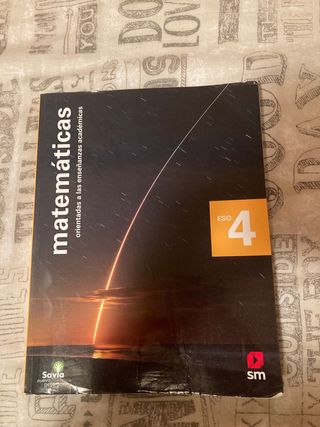 Libro de texto de matemáticas 4 ESO