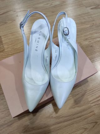 zapatos de novia en piel