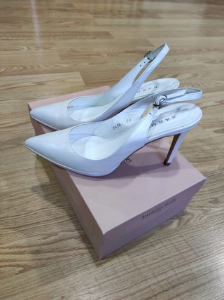 zapatos de novia en piel