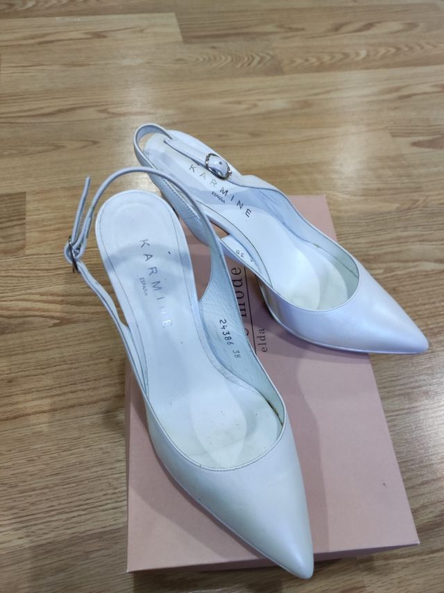 zapatos de novia en piel