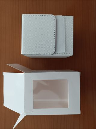 Deck Box Magnético Poli Piel Color Blanco Deck Box