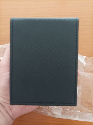 Deck Box Magnético Poli Piel Color Negro Tcg Deck