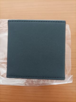 Deck Box Magnético Poli Piel Color Negro Tcg Deck