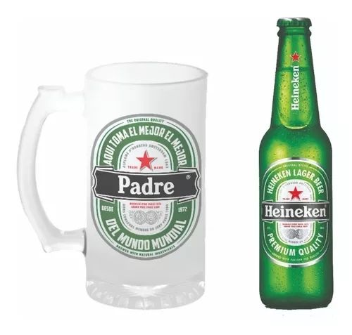 Jarra de cerveza Heineken 🍺 500ml