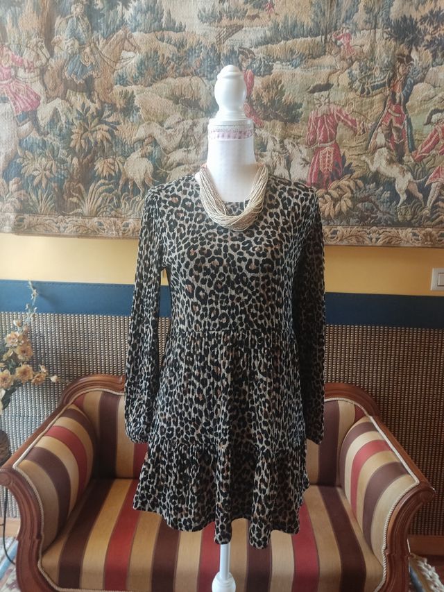 Jersey largo estampado animal print 