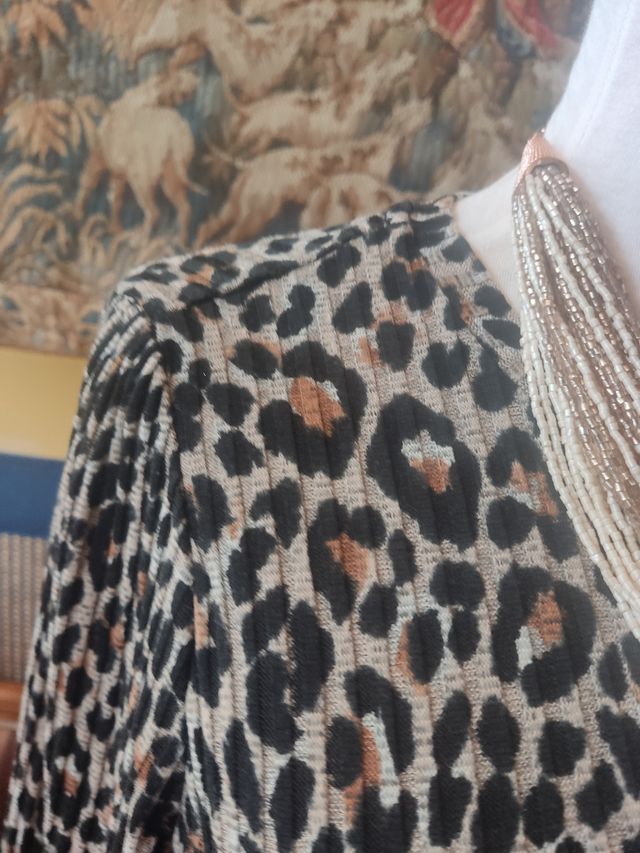 Jersey largo estampado animal print 