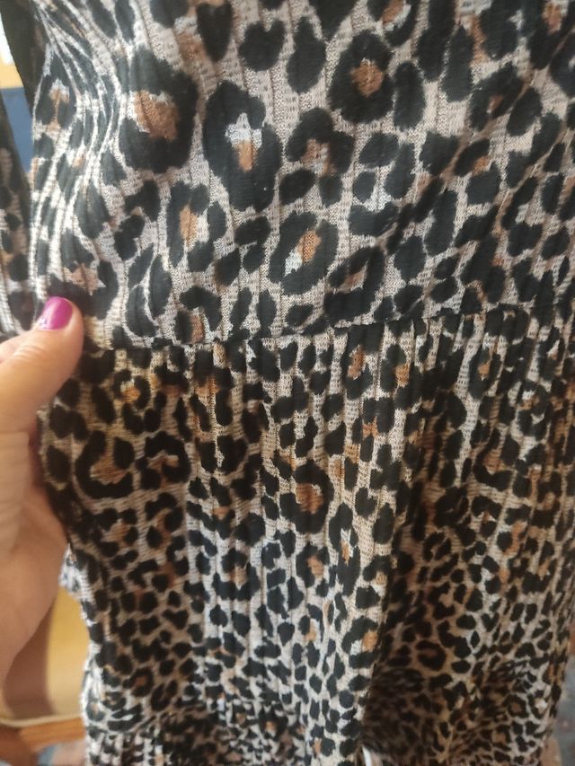 Jersey largo estampado animal print 
