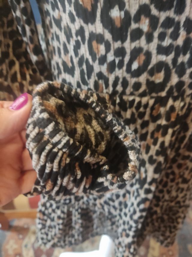 Jersey largo estampado animal print 