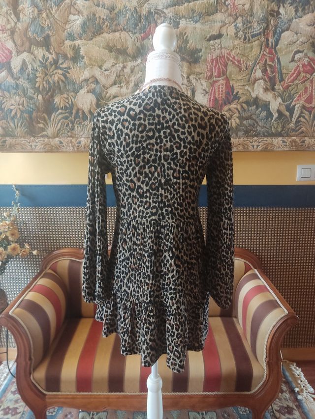 Jersey largo estampado animal print 
