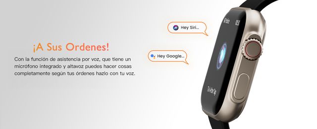 Reloj Inteligente Unisex Llamadas y Notificaciones