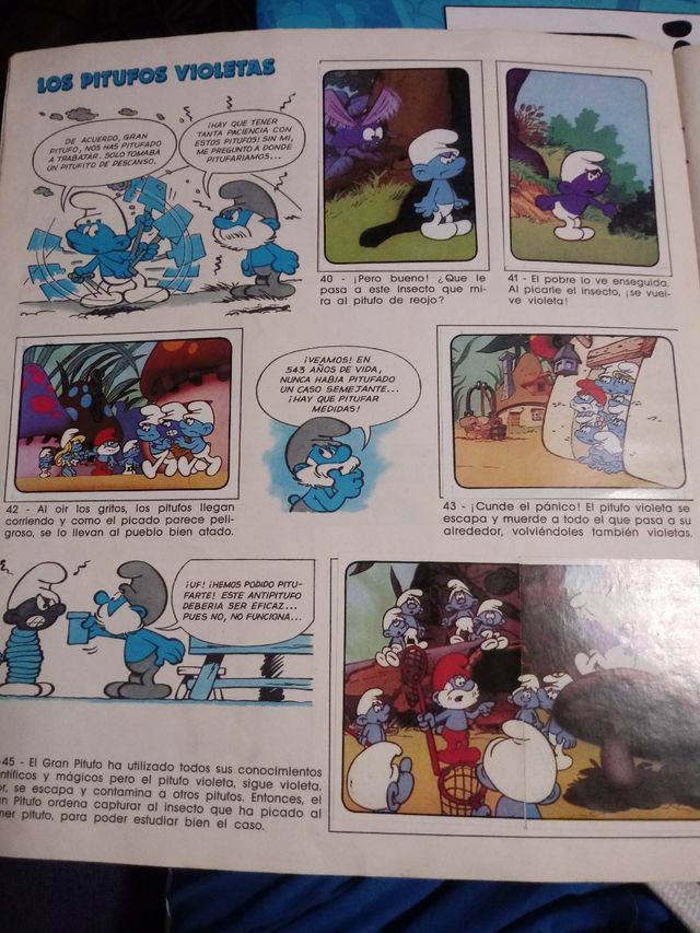 ALBUM LOS PITUFOS COMPLETO