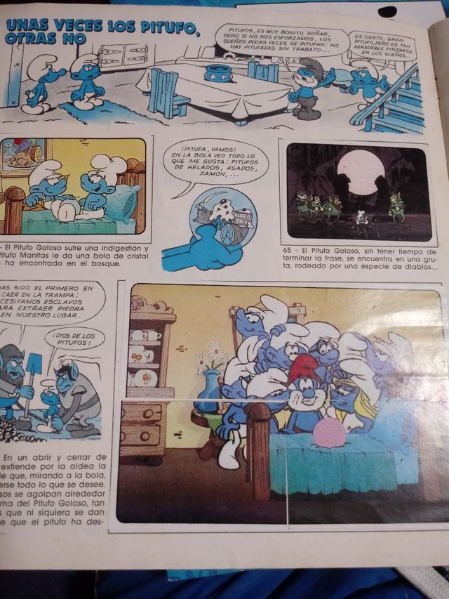 ALBUM LOS PITUFOS COMPLETO