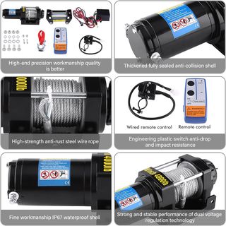 ⭐⭐Cabrestante Electrico 12V Winch