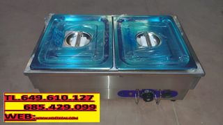 baño maría de 2 cubas monofásicoS