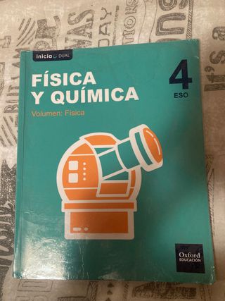 2 Libros de texto de física y química 4ESO