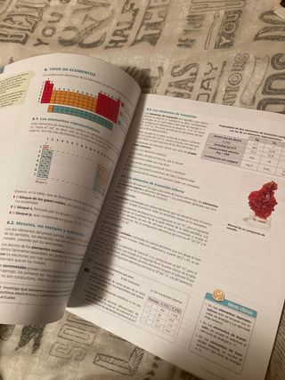 2 Libros de texto de física y química 4ESO