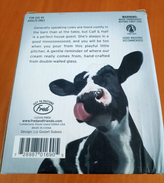 Jarrita de Leche Calf & Half Fred