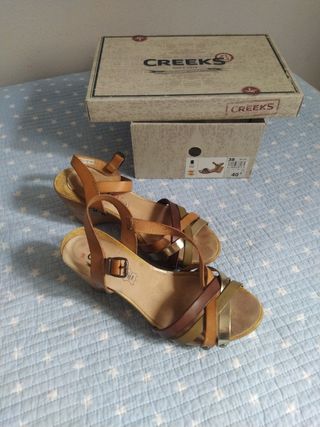 Sandalias con cuña