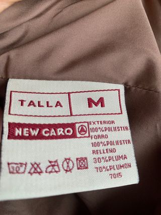 Chaqueta plumas mujer New Caro