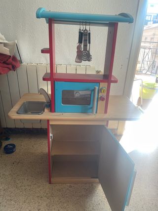 cocinita madera juguete