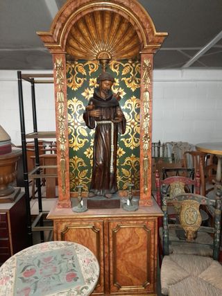 Figura de San Francisco de asís capilla (conjunto)