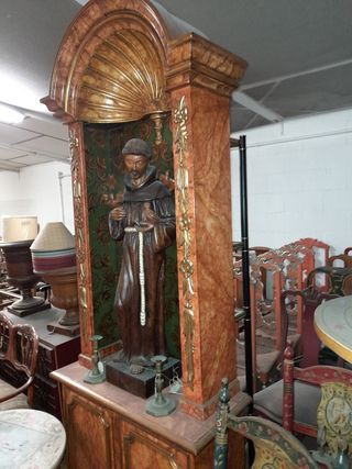 Figura de San Francisco de asís capilla (conjunto)