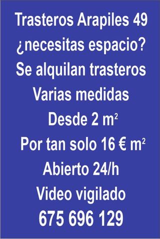 Trastero en alquiler