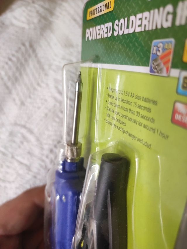 Soldador a pilas