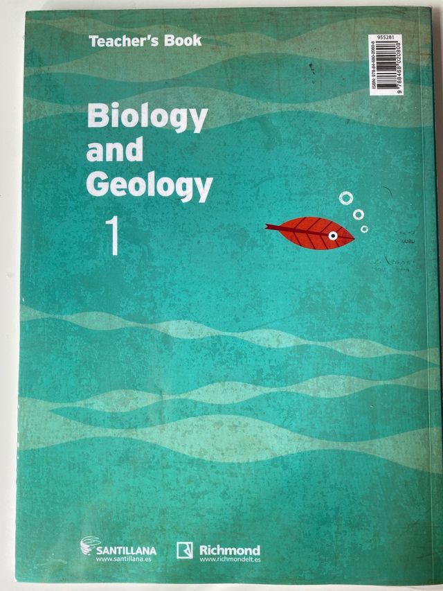 Biology and Geology 1. Teacher’s Book. Santillana