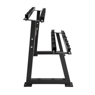 SET MANCUERNAS HEXA. PRO 166 KG + CON SOPORTE HMS 