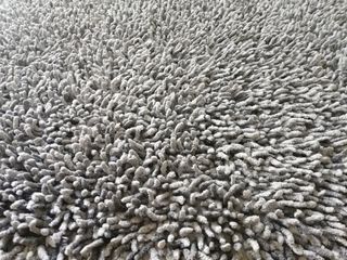 Tappeto frange grigio 100x50cm