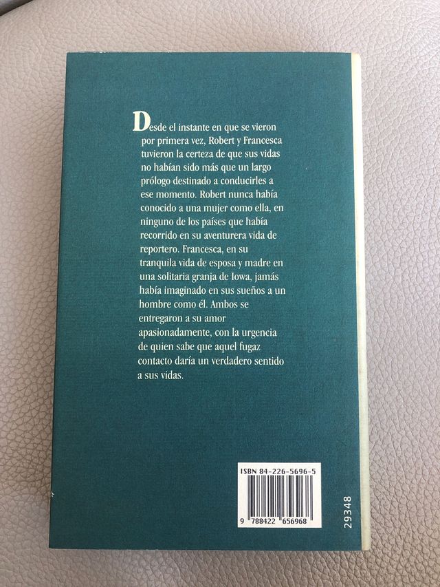 "Los puentes de Madison County" de Robert J.Waller