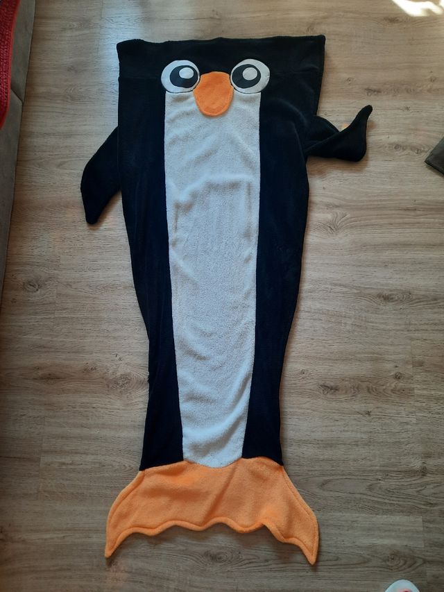 Saco manta pingüino