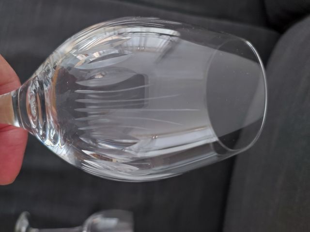 Copas talladas de vino y agua Schott Zwiesel