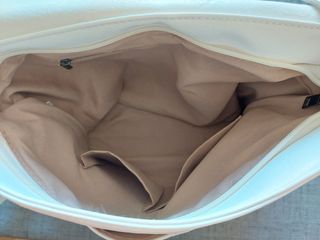 BOLSO BLANCO TIPO CARTERA, CASUAL. A ESTRENAR.