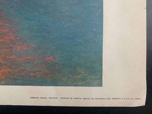Reproducción de una obra de CLAUDE MONET