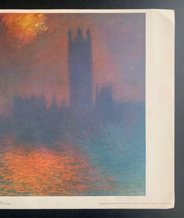 Reproducción de una obra de CLAUDE MONET